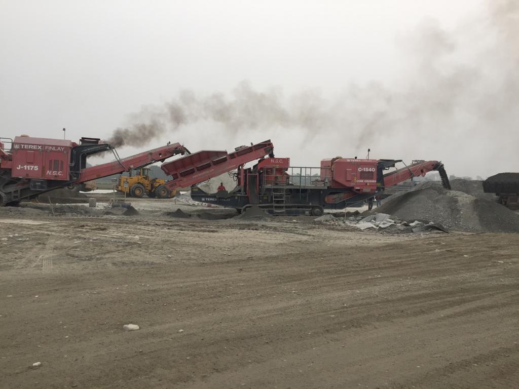 TEREX FINLAY CRAWLER CRUSHER